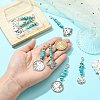 8Pcs Alloy Pendant Decorations HJEW-CJ00075-4