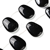 Natural Black Onyx(Dyed & Heated) Beads Strand G-NH0019-E01-01-1