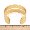 304 Stainless Steel Cuff Bangles for Women BJEW-P363-11G-5