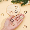 9Pcs 3 Colors Alloy Screw Carabiner Lock Charms FIND-DC0005-63-3