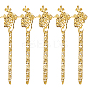 10Pcs Alloy Bookmarks AJEW-SC0003-51G-1
