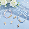 6 Sets Brass Pave Clear Cubic Zirconia Fold Over Clasps KK-BBC0021-36-3