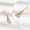 Brass Teardrop Dangle Earrings for Women EJEW-A154-01A-G-3