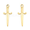 Ion Plating(IP) 201 Stainless Steel Pendants X-STAS-N098-246LG-1