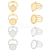 304 Stainless Steel Cuff Ring Findings FIND-UN0003-47A-1