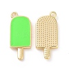 Brass Enamel Pendants KK-A168-16-06G-1