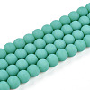 Opaque Glass Beads Strands GLAA-T032-P6mm-MD12-1
