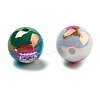 Christmas Theme UV Plating Acrylic Beads OACR-M022-02-2
