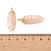 Rainbow Iridescent Plating Resin Pendants RESI-C047-03A-G-3