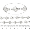 Rack Plating 304 Stainless Steel Shell Shape Link Chains CHS-N009-03P-3