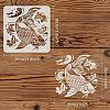 Large Plastic Reusable Drawing Painting Stencils Templates DIY-WH0172-790-2