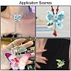 DIY Butterfly Charm Pendant Silicone Molds for DIY Earring Making DIY-YW0009-43-7