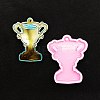 Graduation Season Theme Silicone Keychain Pendant Molds LS-AJEW-M221-04B-1