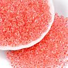 6/0 Inside Colours Transparent Glass Seed Beads SEED-T007-07H-3