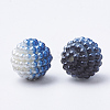 Imitation Pearl Acrylic Beads OACR-T004-10mm-01-2