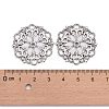 Tibetan Style Filigree Joiners Links TIBE-A11623-AS-LF-4