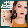 20Pcs Brass Clip-on Earring Findings KK-BBC0004-85-5