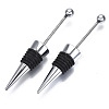 Aluminum Beadable Wine Stopper Blanks TOOL-X001-A-1