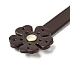 Flower End Cowhide Leather Sew On Bag Handles FIND-D027-17A-03-3