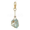 Moon Alloy Swivel Lobster Claw Clasps & Brass Cable Chains AJEW-JB01336-02-2