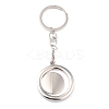 Zinc Alloy Keychain Cabochon Settings KEYC-B040-01P-2