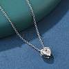 304 Stainless Steel Pendant Necklaces NJEW-O108-14P-1