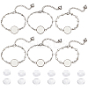 DIY Blank Dome Bracelet Making Kit DIY-NB0009-80-1