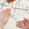 2Pcs Alloy & Natural Gemstone Chips Chains for Eyeglasses HJEW-FH00129-3