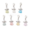 7Pcs Heart Angel Acrylic & Glass Pearl Pendant Decorations HJEW-JM03729-01-2