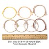 14Pcs 7 Colors Cotton Cord Bracelet Set for Men Women BJEW-FS00025-03-5