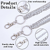Alloy Multilayer Chain Belts for Pants AJEW-WH20018-128P-6