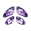 Transparent Epoxy Resin Pendants RESI-T057-33D-1