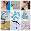 10Pcs Glass Bead Caps for Wind Chimes Making GLAA-BY0001-05H-8