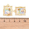 Alloy Enamel Pendants FIND-M060-01G-3