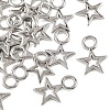 SHEGRACE Brass Star Charms XGR0160P-101P-1