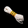 Polyester Satin Rattail Cord OCOR-WH0066-43J-1