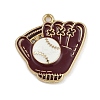 Alloy Enamel Pendants ENAM-D061-02D-1