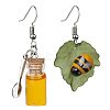 Bees Alloy Resin Dangle Earrings FS-WGAE13C-01-5