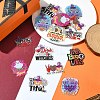 18Pcs 9 Styles Printed Acrylic Pendants OACR-FS0001-74-8