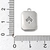Brass Micro Pave Cubic Zirconia Pendants KK-D283-30P-03-3