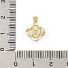 Brass Micro Pave Cubic Zirconia Pendants KK-U041-02G-02-3