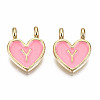 Alloy Enamel Charms X-ENAM-T012-02Y-RS-2