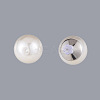 Plastic Imitation Pearl Ear Studs EJEW-JE03618-01-2