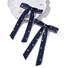 Bowknot Cloth Alligator Hair Clips PW-WG75E80-03-1