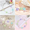 120Pcs 6 colors Transparent Acrylic Beads OACR-YW0002-33-6