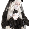 6 Pairs 6 Styles Polyester Lace Gloves AJEW-GL0002-71-7