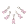 October Breast Cancer Pink Awareness Ribbon ENAM-OC0001-12-1