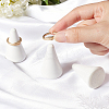 Porcelain Ring Display Stand RDIS-WH0002-08-3