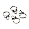 Tarnish Resistant 304 Stainless Steel Toggle Clasps Parts STAS-D142-03C-P-1