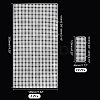 Plastic Mesh Canvas Sheets KY-WH0020-75-2